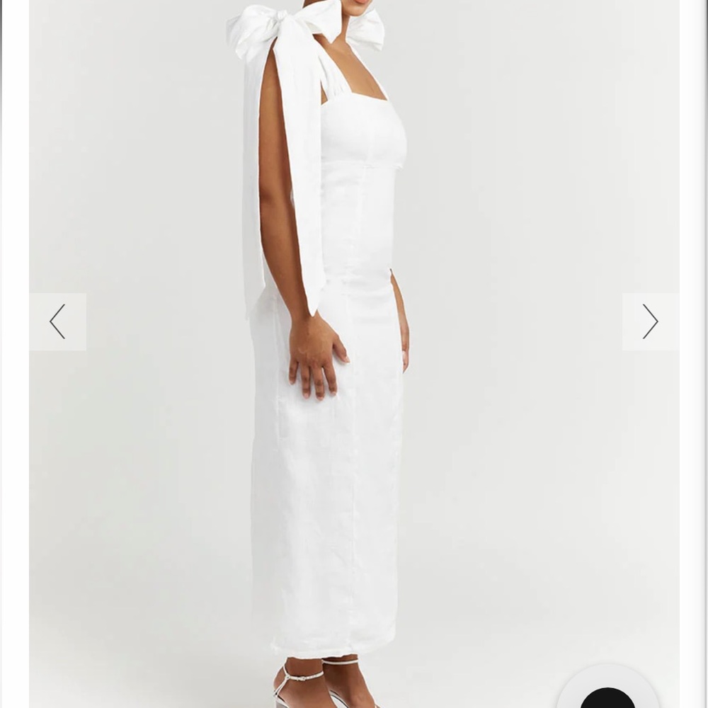 DISSH White Midi Dress
